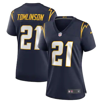 womens nike ladainian tomlinson navy los angeles chargers r